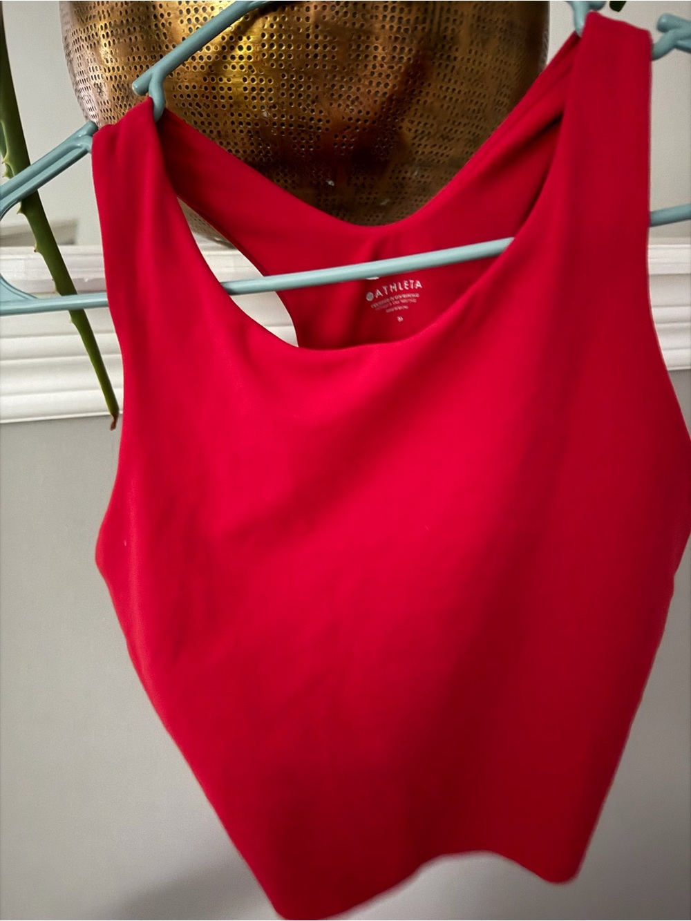 Athleta Bright Red Racerback Tank